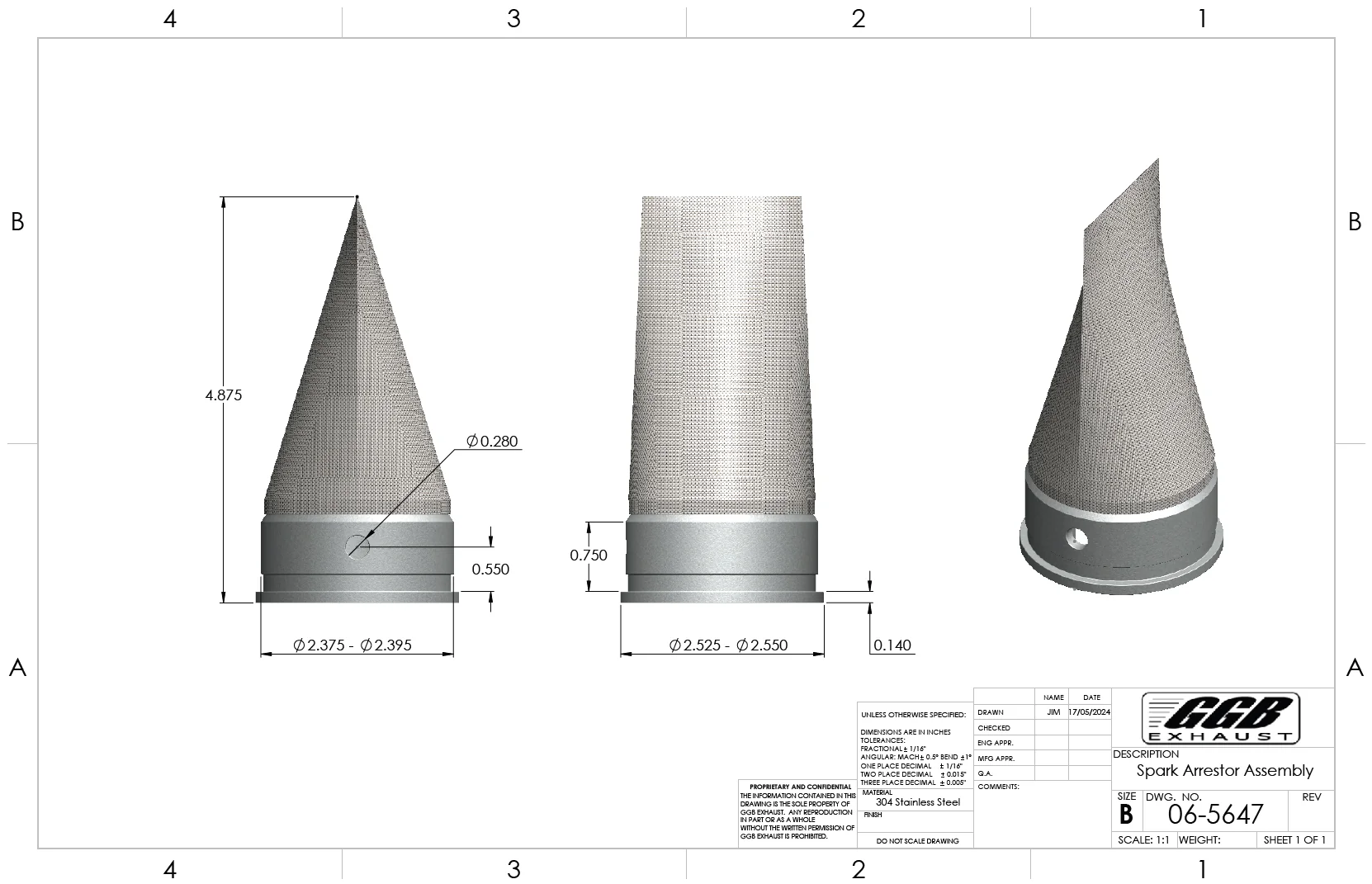 GGB Spark Arrestor - Image 7